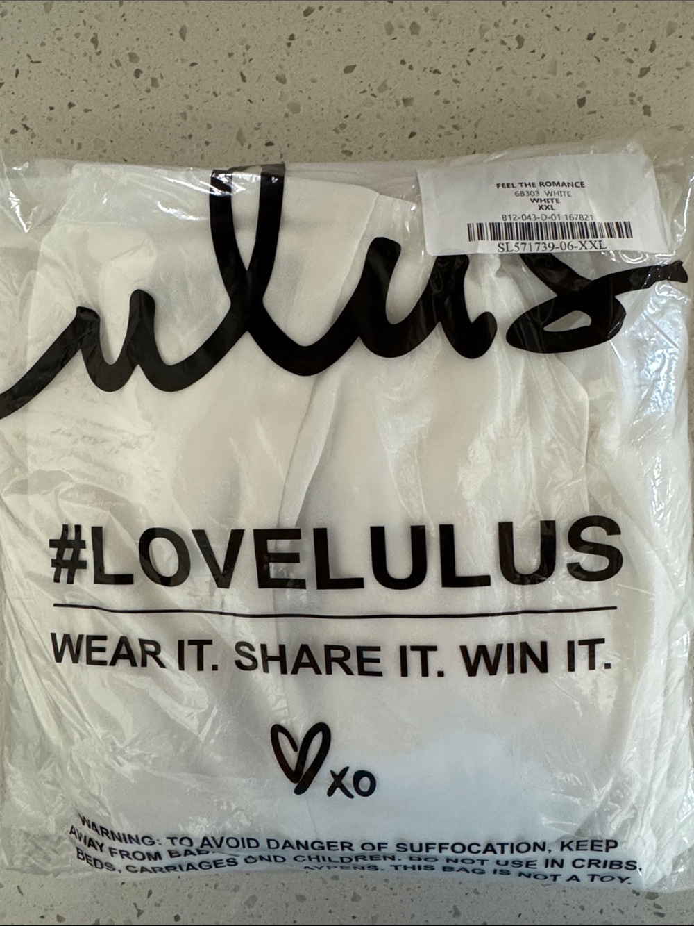 Lulu's White 'Feel the Romance' Women's Dress size XXL